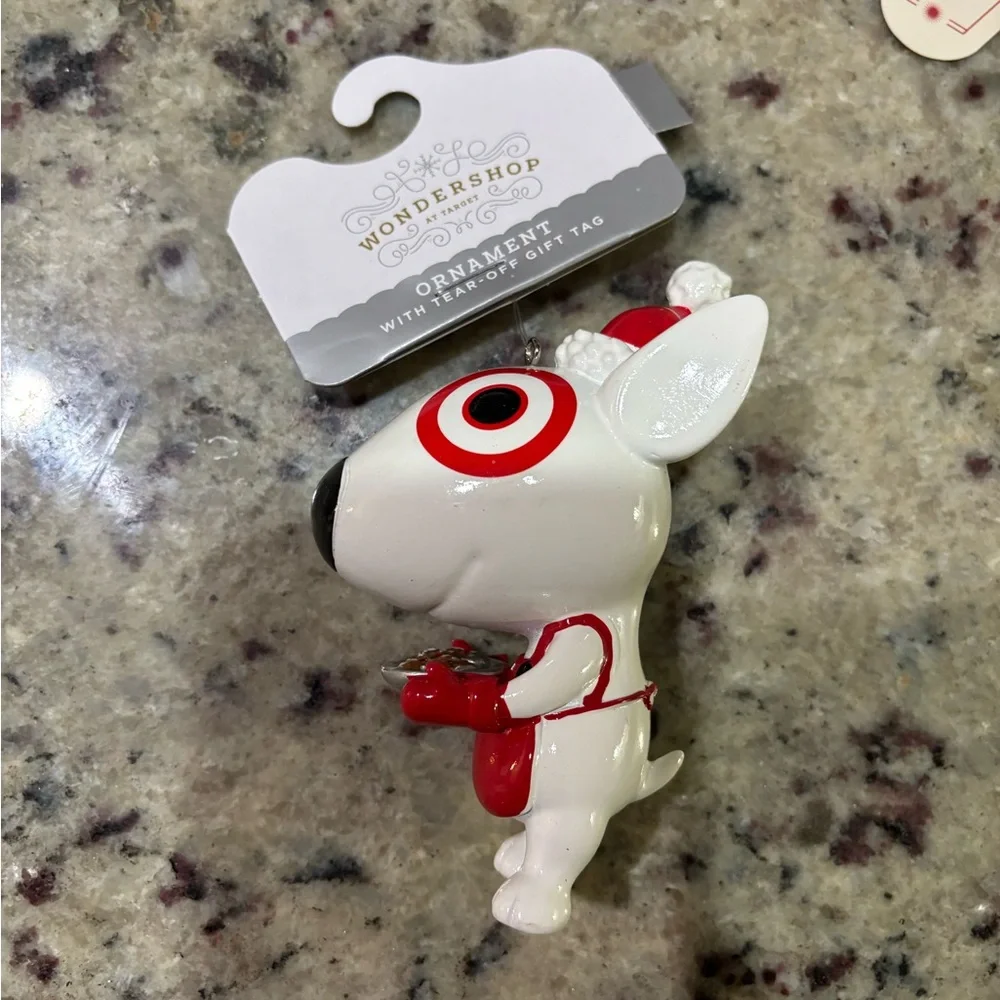 Target bullseye dog 2025 ornament NWT